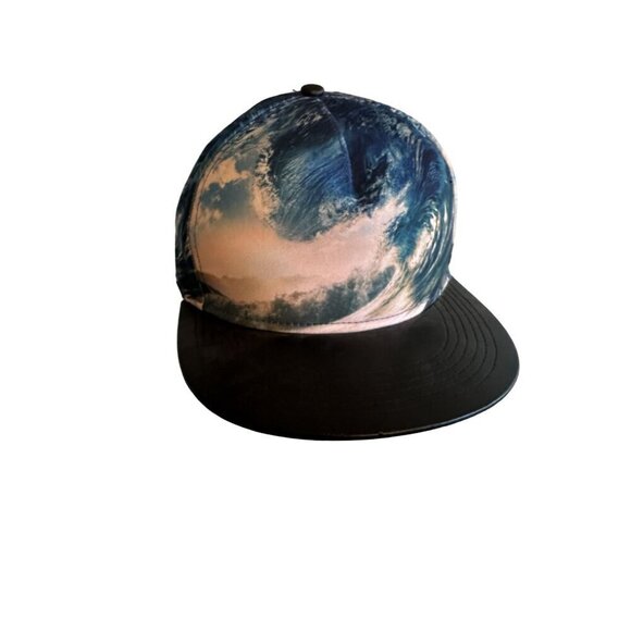 Sky-Themed Snapback Hat Adjustable Fit 100% Polyester Made In China - Picture 1 of 5